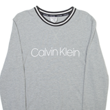 CALVIN KLEIN Lightweight Mens Sweatshirt Grey S