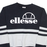 ELLESSE Womens Sweatshirt Black UK 8