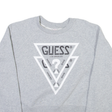 GUESS Womens Sweatshirt Grey M