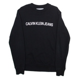 CALVIN KLEIN JEANS Mens Sweatshirt Black S