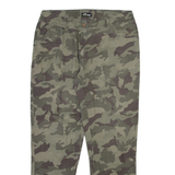 VERT DE RANGE Camo Womens Trousers Green Relaxed Tapered W32 L29