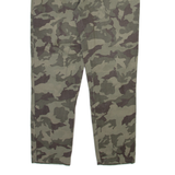 VERT DE RANGE Camo Womens Trousers Green Relaxed Tapered W32 L29