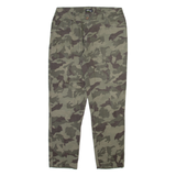 VERT DE RANGE Camo Womens Trousers Green Relaxed Tapered W32 L29