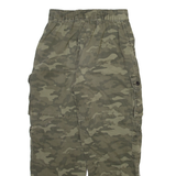 FB SISTER Camo Cargo Womens Trousers Green Relaxed Tapered W26 L26