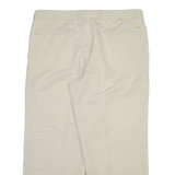 BOSS Mens Trousers Cream Regular Straight Viscose W38 L28