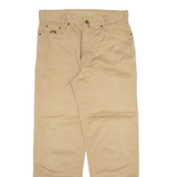 HARLEM WALKER Mens Trousers Cream Regular Straight W32 L30