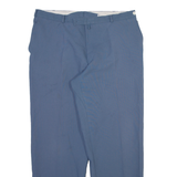 CLASSIC MAN Mens Trousers Blue Relaxed Straight W38 L31
