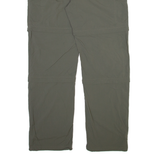 OCK Detachable Legs Mens Trousers Grey Regular Straight W33 L36