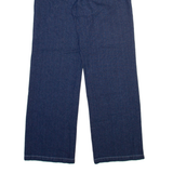 NATURA Womens Trousers Blue Relaxed Straight W24 L31