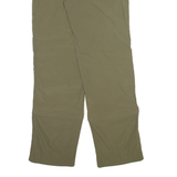 MAMMUT Detachable Legs Womens Trousers Green Regular Straight W28 L30