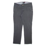 DOCKERS Mens Trousers Grey Slim Straight W32 L28