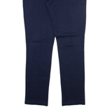 LACOSTE Womens Trousers Blue Slim Skinny W30 L27