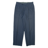 Mens Trousers Blue Regular Straight W30 L28