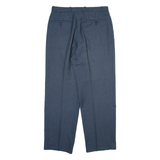 Mens Trousers Blue Regular Straight W30 L28