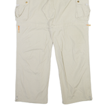 LIMIT Detachable Legs Mens Trousers Beige Relaxed Straight W38 L31