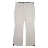 BELOWZERO Detachable Legs Mens Trousers Grey Regular Straight W32 L31