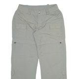 THE NORTH FACE Detachable Legs Womens Trousers Grey Regular Straight W30 L29
