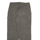 Cargo Mens Trousers Grey Regular Straight W32 L29