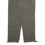 Cargo Mens Trousers Grey Regular Straight W32 L29