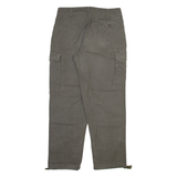 Cargo Mens Trousers Grey Regular Straight W32 L29