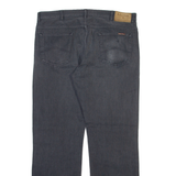 MARLBORO Mens Trousers Grey Regular Straight W42 L34