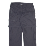 INOC Detachable Legs Mens Trousers Grey Regular Straight W32 L32