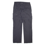 INOC Detachable Legs Mens Trousers Grey Regular Straight W32 L32
