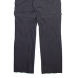 INOC Detachable Legs Mens Trousers Grey Regular Straight W32 L32