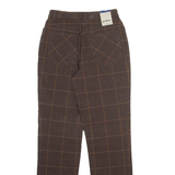 GARDEUR Womens Trousers Brown Slim Straight W24 L30