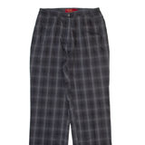 RUBY Mens Trousers Grey Regular Straight Wool W26 L30