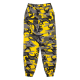 Camo Cargo Womens Trousers Yellow Regular Tapered W23 L27