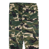 Camo Cargo Mens Trousers Green Regular Straight W34 L27