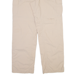 BIG BEAR Detachable Legs Mens Trousers Cream Relaxed Straight W34 L33