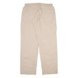 BIG BEAR Detachable Legs Mens Trousers Cream Relaxed Straight W34 L33