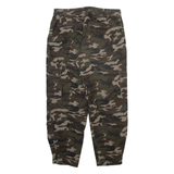 AMISU Camo Cargo Womens Trousers Grey Relaxed Tapered W30 L26