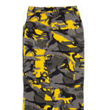 Camo Cargo Womens Trousers Orange Regular Tapered W26 L28