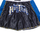 IBLERO Muay Thai Mens Sports Shorts Black Colourblock L W24