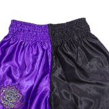 BLITZ Martial Arts Mens Sports Shorts Purple Colourblock XL W30
