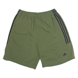 ADIDAS Mens Sports Shorts Green L W28
