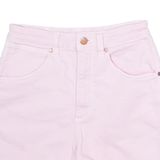 WRANGLER Mom Womens Denim Shorts Pink XS W24