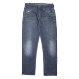GUESS JEANS Ranch Mens Jeans Blue Regular Straight Stone Wash W30 L29