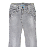 LEVI'S Womens Jeans Grey Regular Bootcut Stone Wash W32 L28