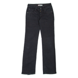 LEVI'S 570 Womens Jeans Black Regular Straight W27 L32