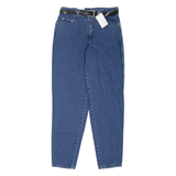 MAC Jessy Belted Womens Jeans Blue Regular Mom W30 L32