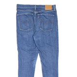 LEVI'S Mile High BIG E Womens Jeans Blue Slim Skinny Stone Wash W30 L28