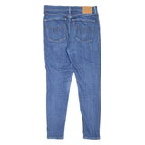 LEVI'S Mile High BIG E Womens Jeans Blue Slim Skinny Stone Wash W30 L28