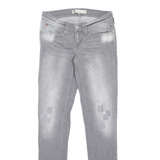 LEVI'S Low Rise Womens Jeans Grey Slim Skinny Stone Wash W25 L32