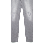 LEVI'S Low Rise Womens Jeans Grey Slim Skinny Stone Wash W25 L32