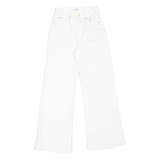 POLO RALPH LAUREN Womens Jeans White Relaxed Flared W25 L29