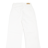 POLO RALPH LAUREN Womens Jeans White Relaxed Flared W25 L29